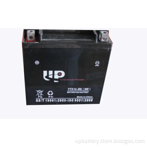 Factory Outlet! SMF Motorcycle Battery12V12ah (YTX14-BS)